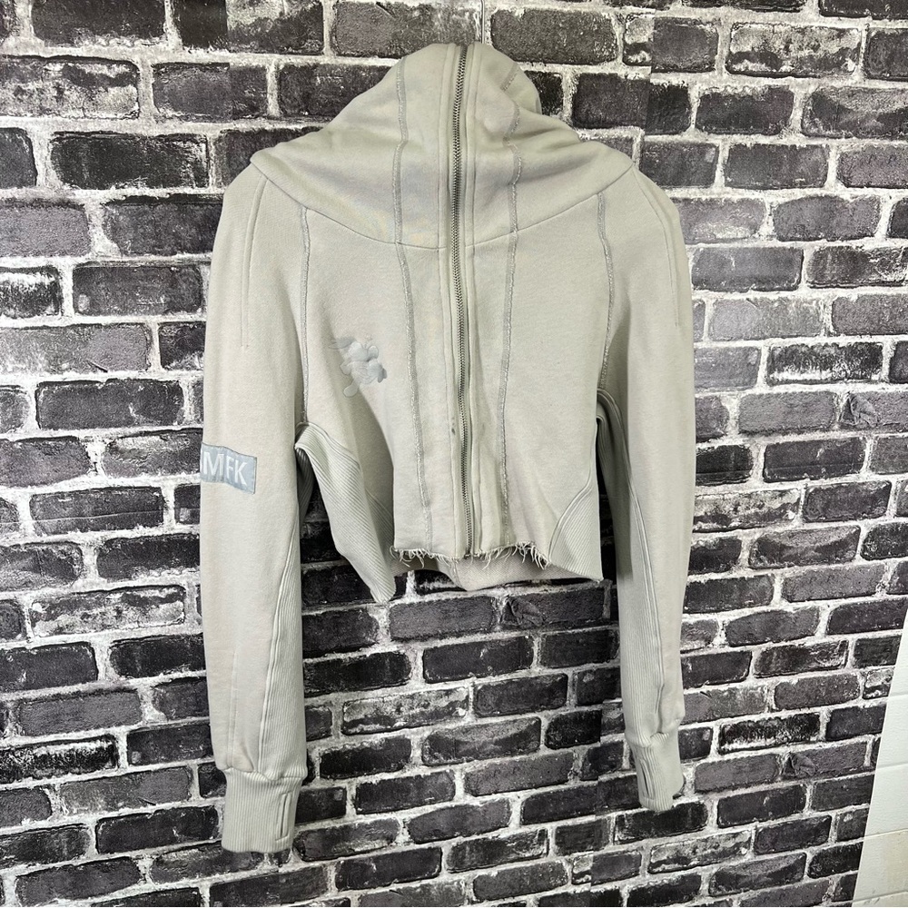 Looney Tunes X SMFK Collaboration Cropped raw hem Hoodie